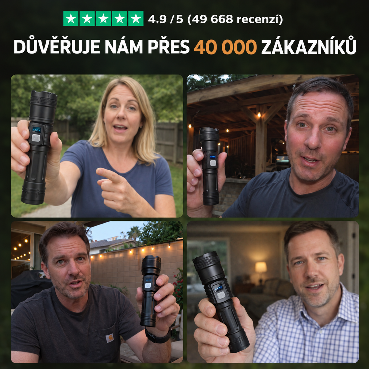 Mimořádně jasná svítilna pro přežití – představení produktu