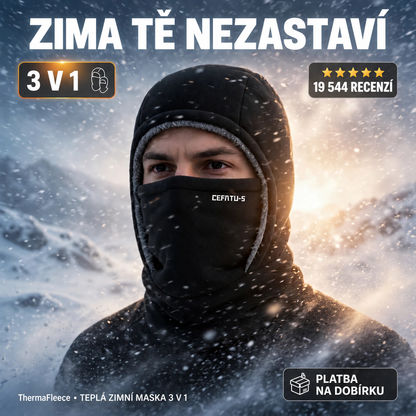 Termo kukla ThermaFleece 3 v 1 – čepice, maska a nákrčník – 1