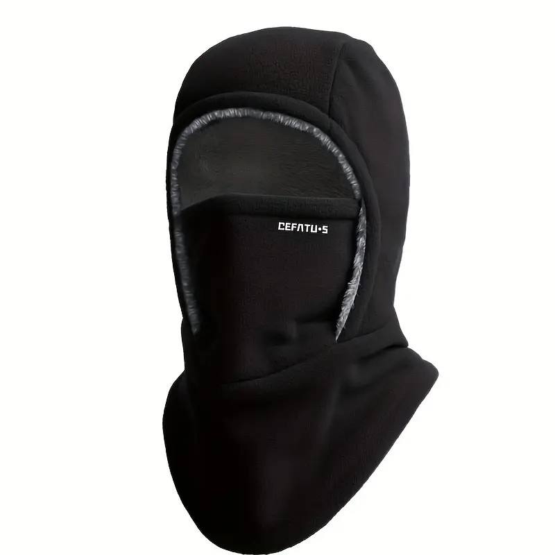 Termo kukla ThermaFleece 3 v 1 – čepice, maska a nákrčník – Černá