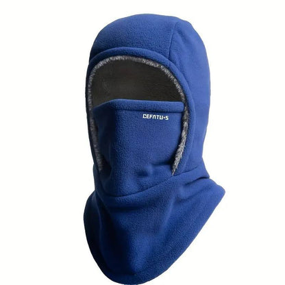 Termo kukla ThermaFleece 3 v 1 – čepice, maska a nákrčník – Modrá